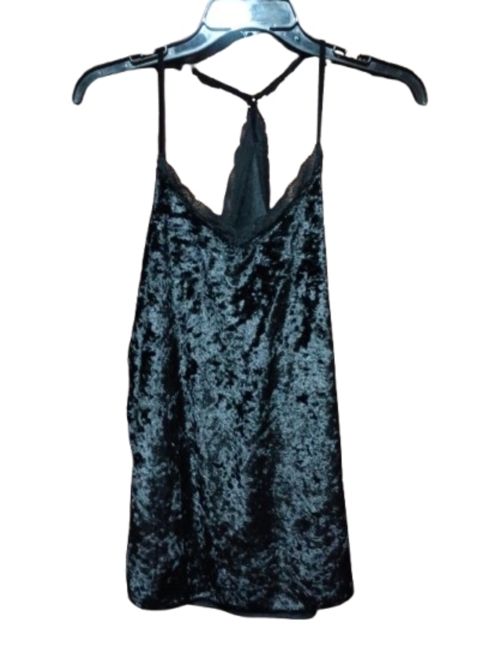 Secret Treasures Velvet Lace-Trim Camisole